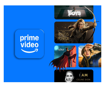 Videos, música, envíos GRATIS y más con Amazon Prime.